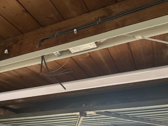 Garage Lighting Upgrade in Stilton – Replacing Old Fluorescent Lights with LED Battens