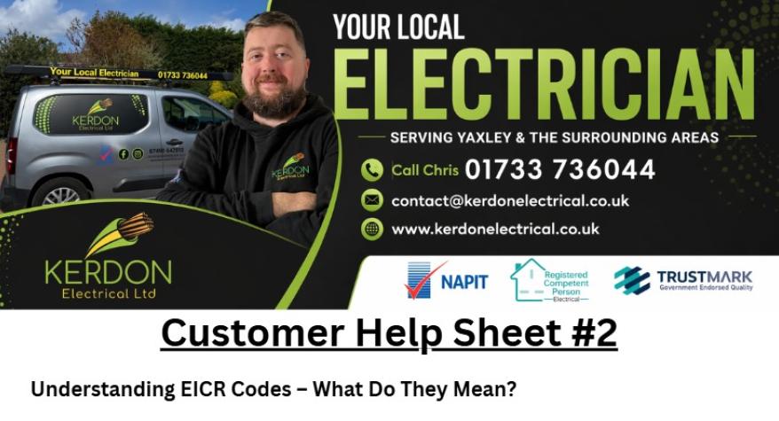 Understanding EICR Codes - What do they mean?