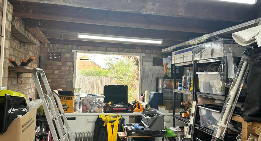 Garage Lighting Upgrade in Stilton – Replacing Old Fluorescent Lights with LED Battens