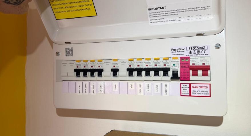 Consumer Unit Replacement in Helpston