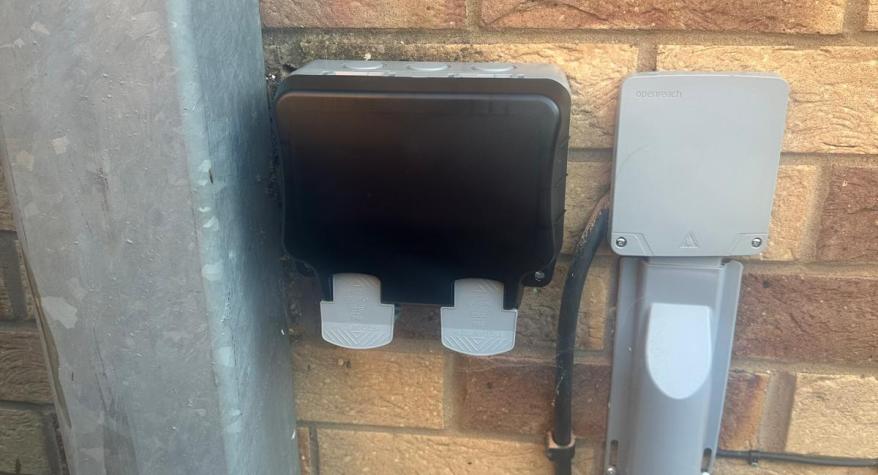 Outdoor Socket Replacement in Yaxley
