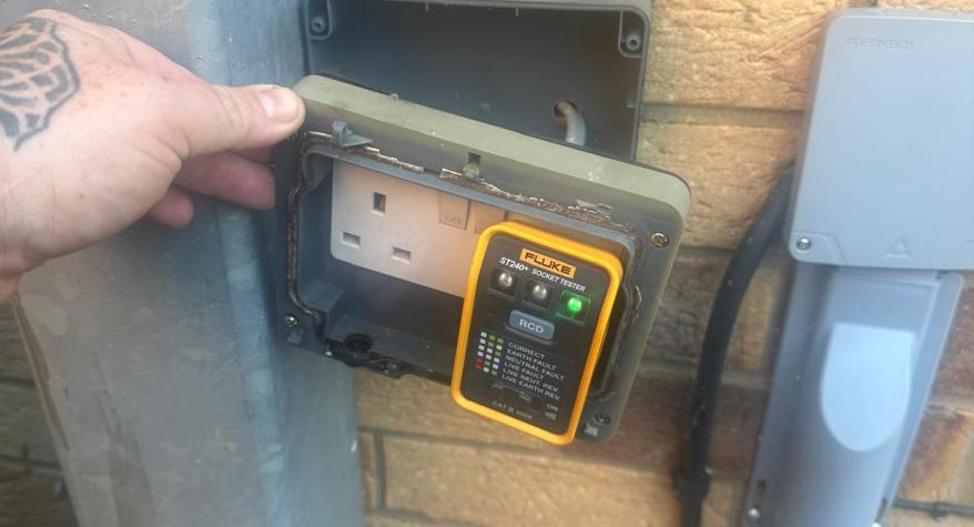 Outdoor Socket Replacement in Yaxley