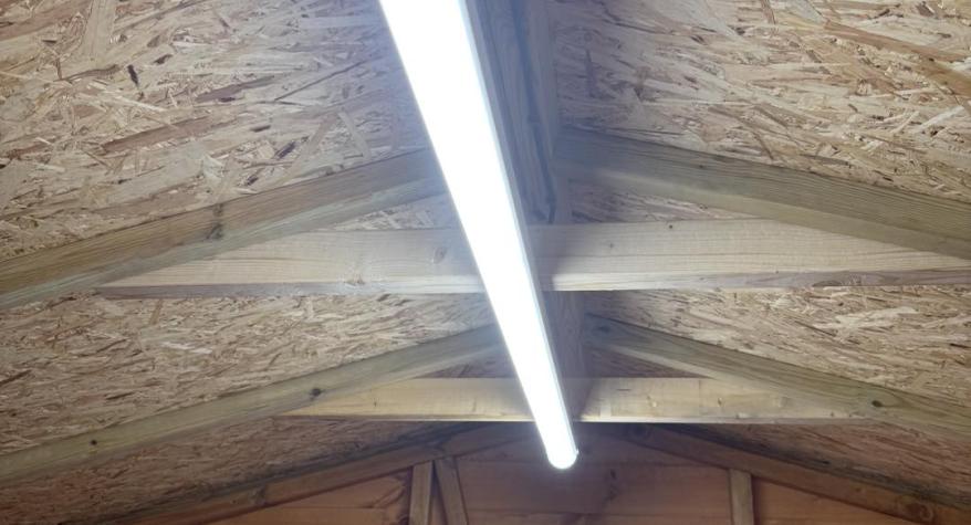 Shed Light and Socket Installation in Yaxley