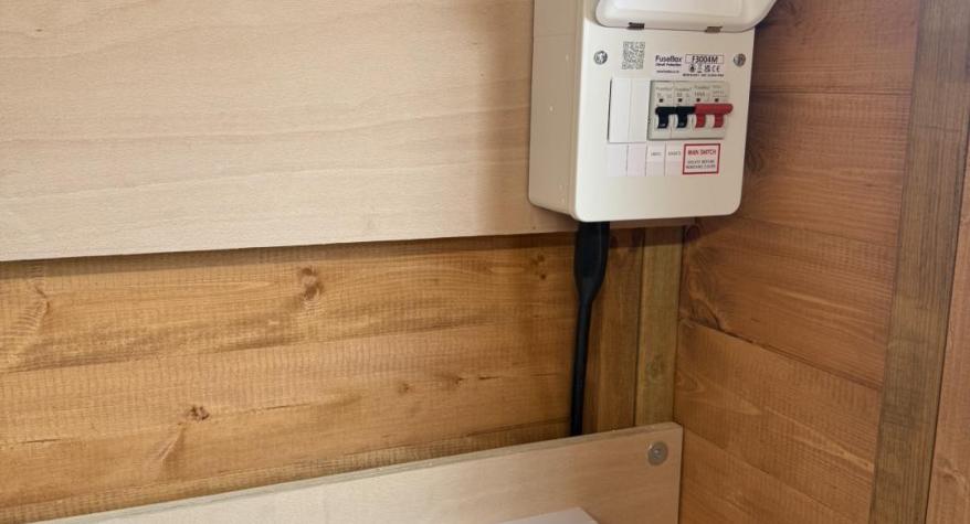 Shed Light and Socket Installation in Yaxley
