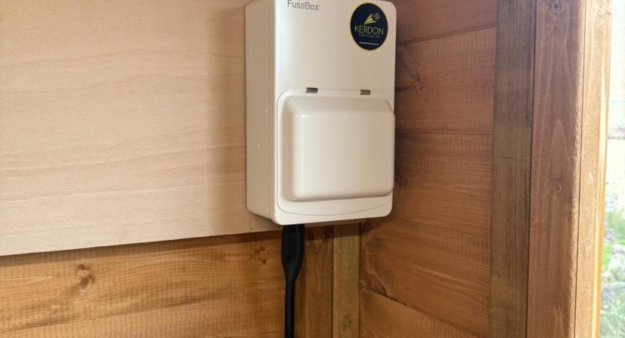 Shed Light and Socket Installation in Yaxley